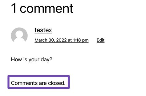 How To Easily Fix ‘comments Are Closed In Wordpress Rank Math