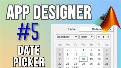 This is a major product improvement in matlab after it's major graphics system upgrade in 2014b. Cómo usar Date Picker en App Designer Matlab 💡 |Tutorial ...