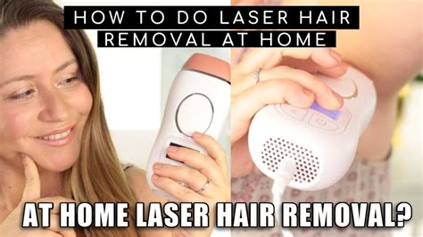 LASER HAIR REMOVAL AT HOME HOW TO TUTORIAL YouTube