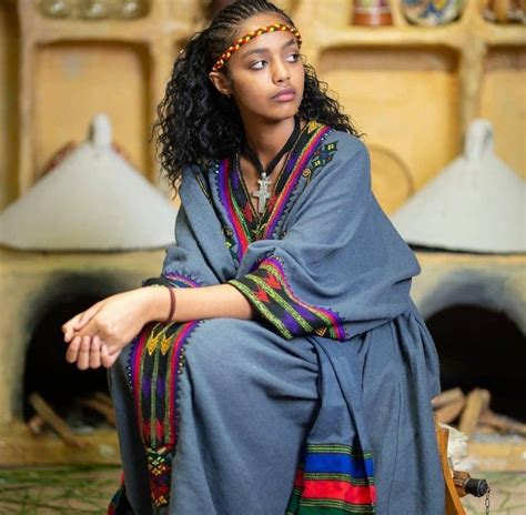 Ethiopian Traditional Dress Traditional Dresses Eritrean Dress Ethiopian People Ethiopian