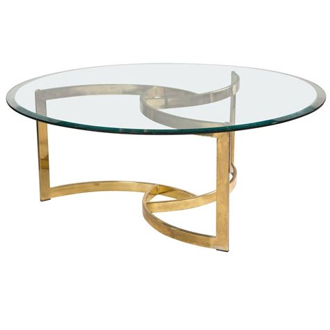 This beveled polish round glass table top can serve a variety of purposes. 30 The Best Round Glass Coffee Tables