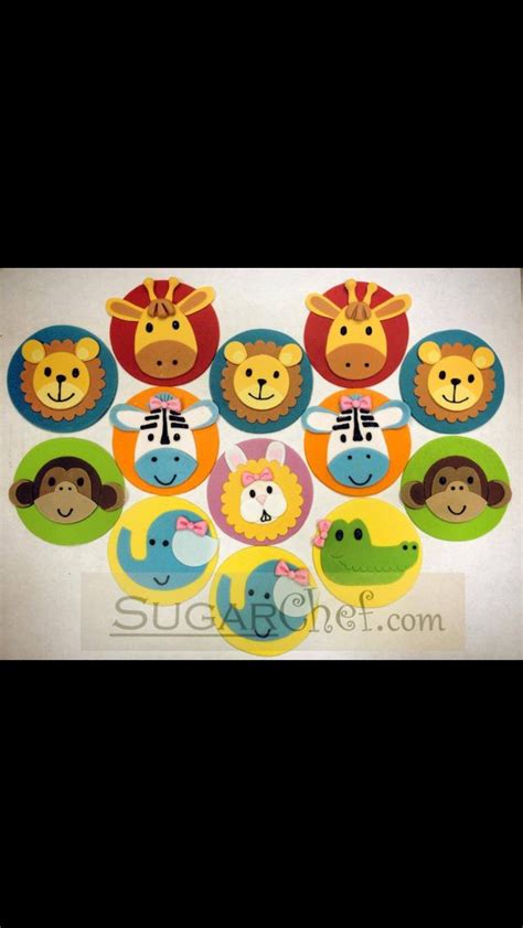 Animal Cupcake Toppers Chef Cake Animal Cupcakes Cupcake Toppers