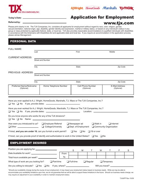 No annual fee credit cards. Download Marshalls Job Application Form - Careers | PDF | RTF | Word | FreeDownloads.net