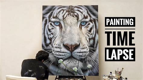 Nick Sider Tiger Painting Time Lapse Youtube