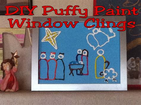Honestly, this activity keeps our girls (5 & 8). Puffy Paint Window Cling DIY | Everyday Parties