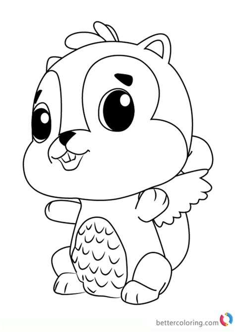 Dibujos Para Colorear Hatchimals - Impresion gratuita