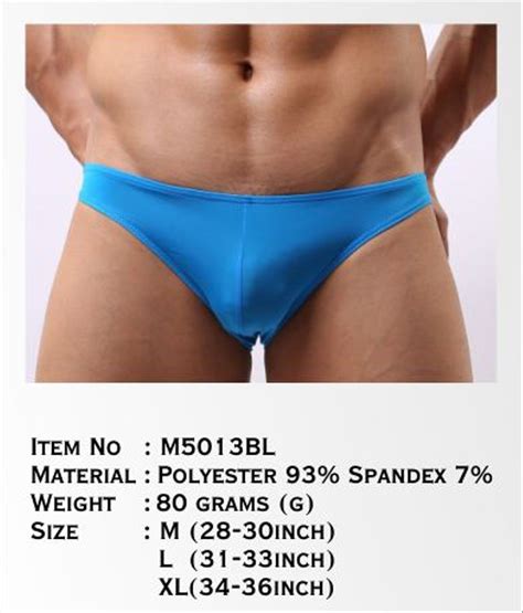 Jual Sempak Comfort Sexy Bikini Briefs M5013bl Blue Di Lapak Hanley