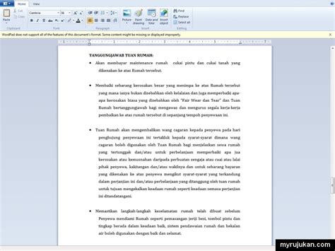 Surat perjanjian sewa rumah adalah dokumen yang mengatur kesepakatan sewa rumah antara penyewa dan pemilik rumah. Contoh Perjanjian Sewa Rumah Malaysia - Situs Properti ...