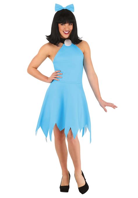 Specialty Licensed Betty Rubble Flintstones Womens Adult Fancy Dress Up Halloween Costume