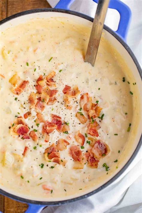 Clams are a perfect match for the creamy soup and savory flavors. Ultimate Clam Chowder - Dinner, then Dessert