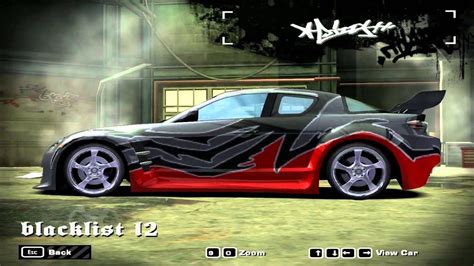 Nfs Most Wanted Blacklist Car Izzy Youtube
