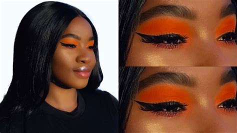 Orange Makeup Looks On Dark Skin Saubhaya Makeup