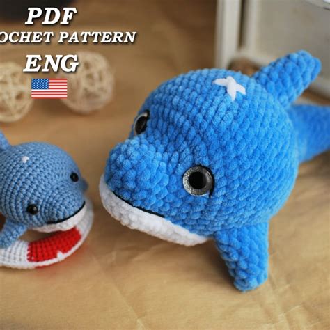 Crochet Dolphin Etsy