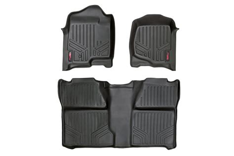 Rough Country Floor Mats Fr And Rr Crew Cab Chevygmc 15002500hd