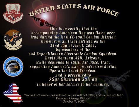 · certificate template flags flown over iraq to honor folks at home news shelby county news concave flags 30 certificate of reciation templates and. Flag Flown Over Afghanistan Certificate : Hawks Fly Strong ...