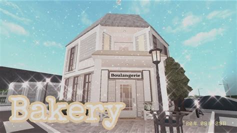 Bakery Apartment Build French Town Series Bloxburg Youtube
