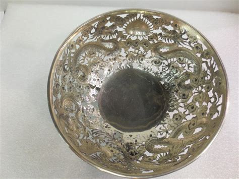 Bonhams A Chinese Export Silver Pierced Footed Bowl By Hung Chong Canton And Shanghai Late