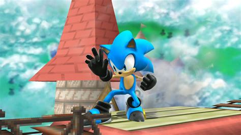 Black And Blue Sonic Super Smash Bros Wii U Mods