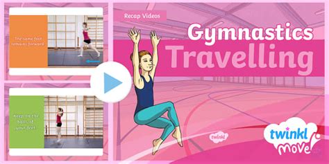 Twinkl Move Pe Gymnastics Travelling Videos Powerpoint
