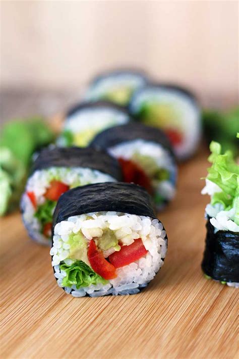 Vegan Sushi How To Make Vegan Sushi Rolls In 30 Minutes