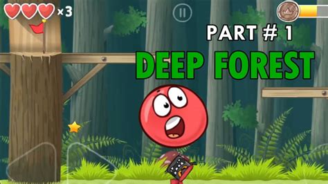 Red Ball Deep Forest Red Ball Second World Red Ball In Deep Forest