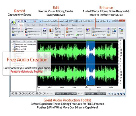Free Audio Editor - Easy-to-use free audio editor software ...