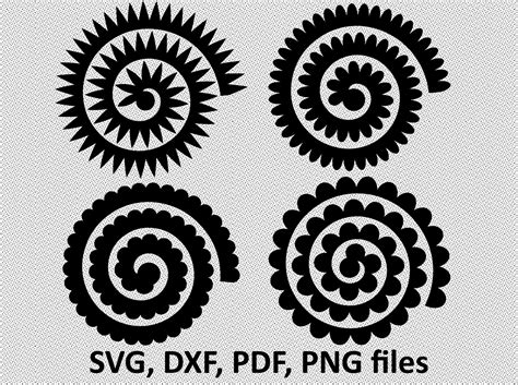 Rolled Flower Svg Free So Delightful Blogs Photo Galery