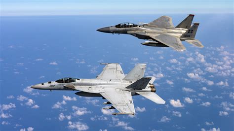 Download Wallpaper Fighters Fa 18e Super Hornet F 15d Eagle Section