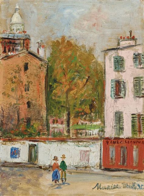 Maurice Utrillo 1883 1955 1960s Montmartre Sacré Coeur Paintings