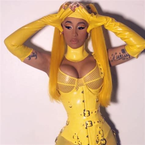 how cardi b s sexy latex lingerie for the ‘clout video came together 24h beauty