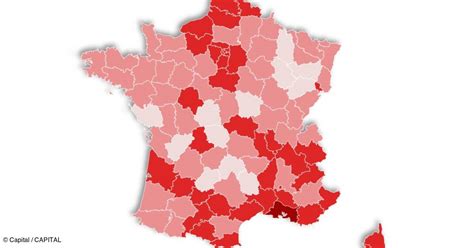 Cliquez sur le nom d'un département pour consulter sa carte, ses. Covid-19 : la carte de France du taux de réanimation ...