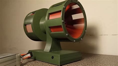 3D Printed Air Raid Siren Easily Repeatable YouTube