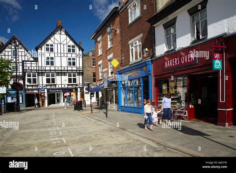 Market Place North Ripon Town Centre North Yorkshire England Stock