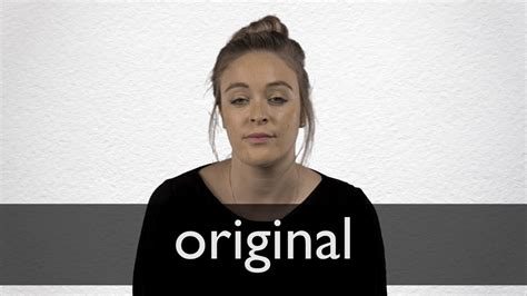 How To Pronounce Original In British English Youtube