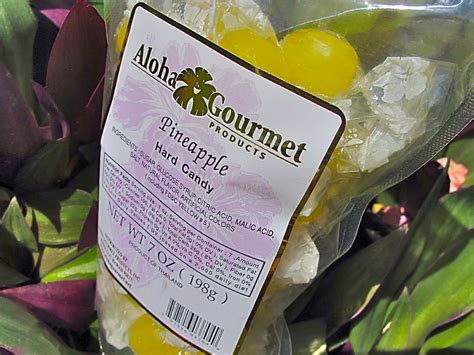 Pineapple Hard Candy Aloha Gourmet Products Inc