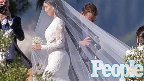 Kanye West Kim Kardashian Wedding Dress