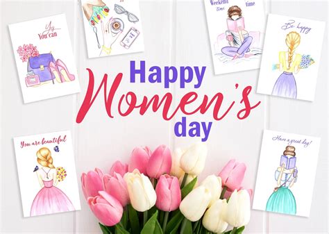 Womens Day Card 8 March On Yellow Images Creative Store