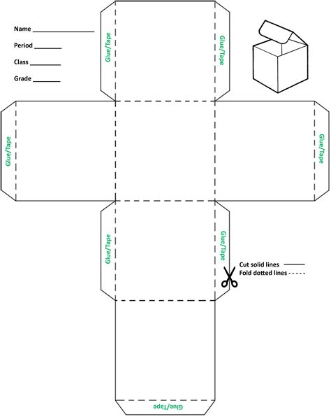 Editable Cube Template