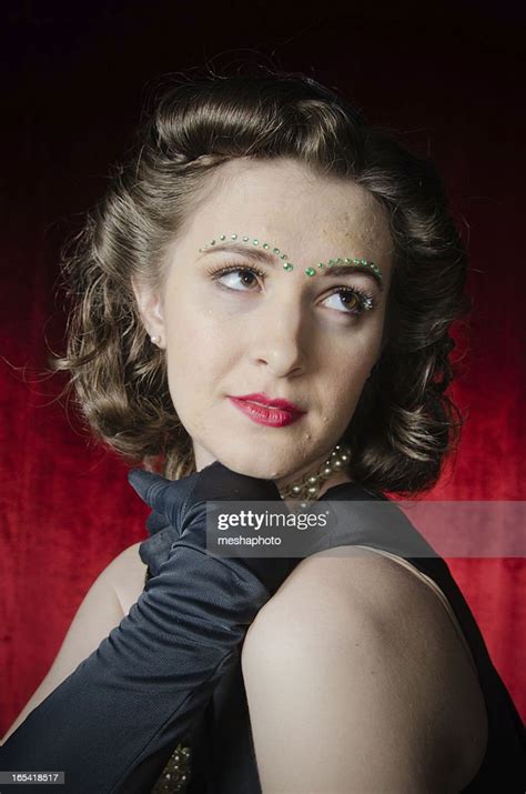 Burlesque Dancer Portrait High Res Stock Photo Getty Images