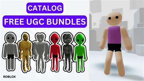 All 24 Free Ugc Bundles In Roblox Catalog Youtube