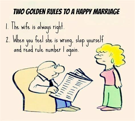 Two Golden Rules To A Happy Marriage Jokes July 13th 2013