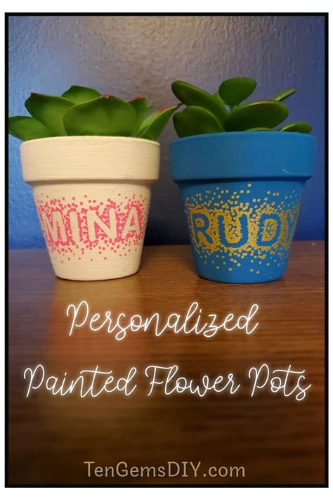 How To Make Personalized Diy Painted Flower Pots