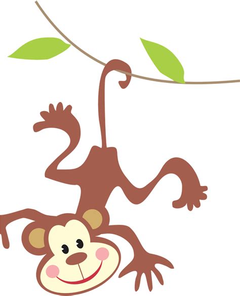 Clipart Monkey Jungle Animal Monkey In Rainforest Clipart Png