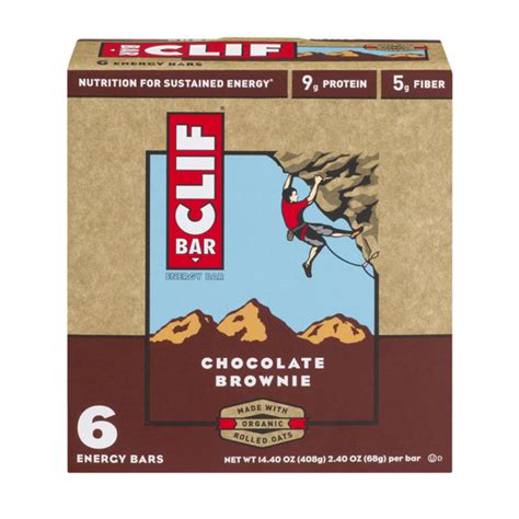Clif Bar Chocolate Brownie Energy Bars 6 Ct From Stop And Shop Instacart