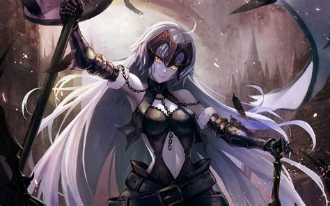 414505 4k Fate Series Weapon Long Hair Jeanne Darc Fate Jeanne Alter Fategrand Order
