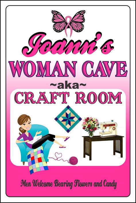 Women Cave Craft Room Personalized T Add By Myanchorgraphix 1599