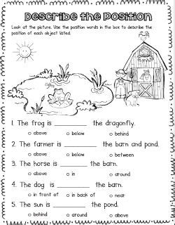 Prepositional phrase examples 2nd grade. 14 Best Images of Preposition Worksheet For Grade 2 - Free ...