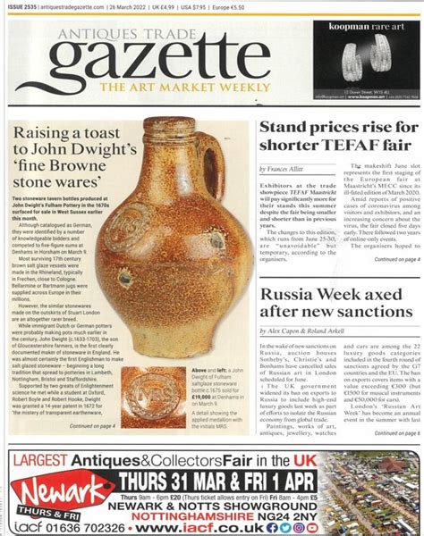 Antique Trades Gazette Magazine Subscription