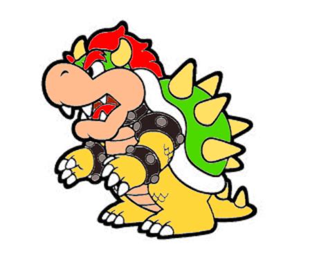 Bowser From Super Paper Mario By Babyweegee On Deviantart
