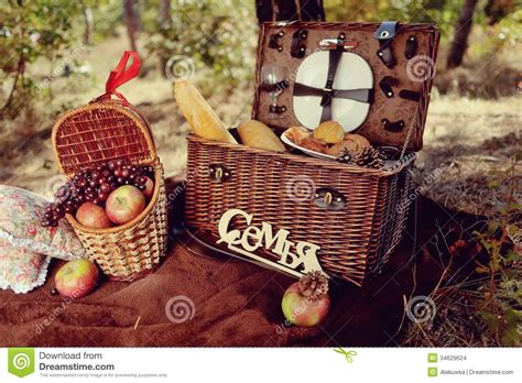 Still Life Of Autumn Picnic Stock Photo Image Of Expressing Food